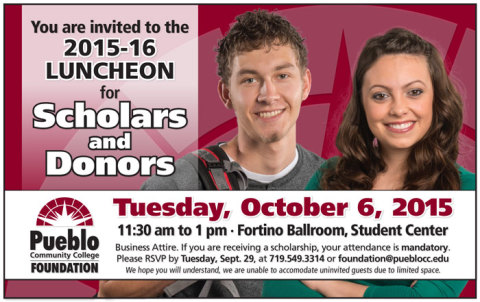 2015 PCCF Scholarship Luncheon Slated for October 6