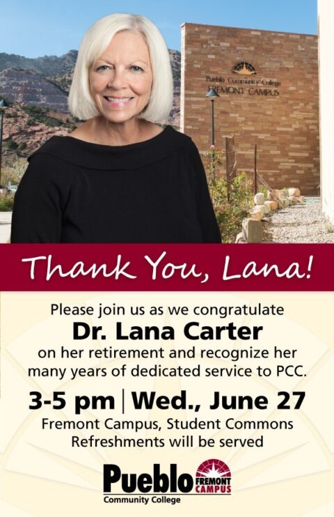 Help Bid Farewell to Dean Lana Carter on Wednesday, June 27