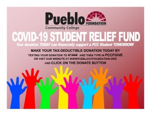 student relief fund flyer